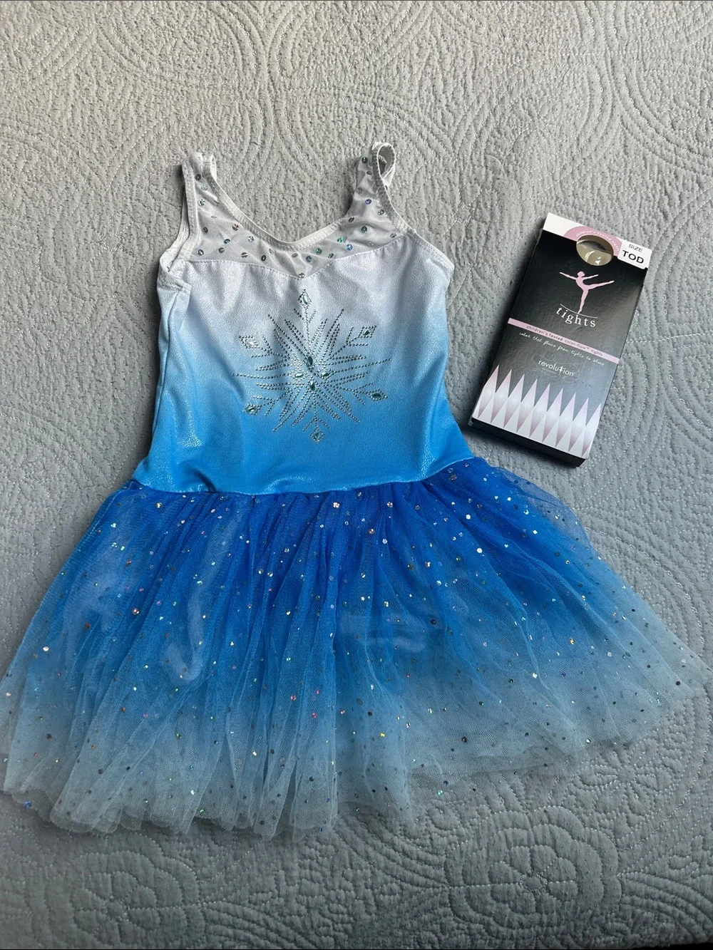 Girls Sparkle Leotard with Tights